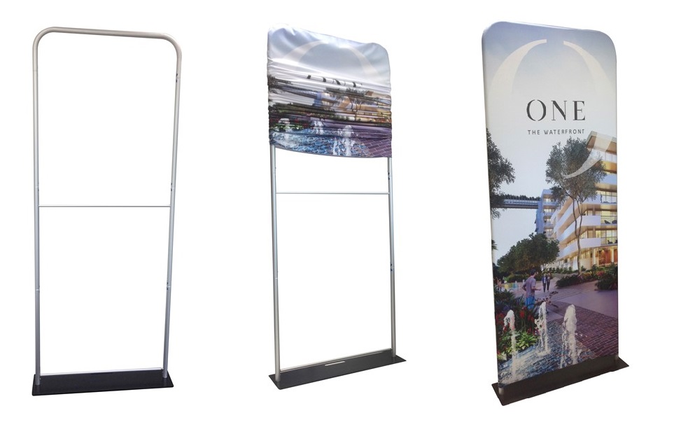 Easy Frame Fabric Banner Stand Spyder Displays