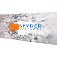 fabric banner hanging with velcro